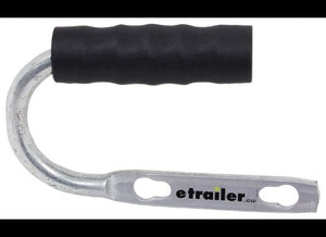 TRAILER COUPLER GRIP HANDLE, BOLT ON, ZINC PLATED, TONGUE HANDLE, - FOUND ON ALUMA TRAILERS