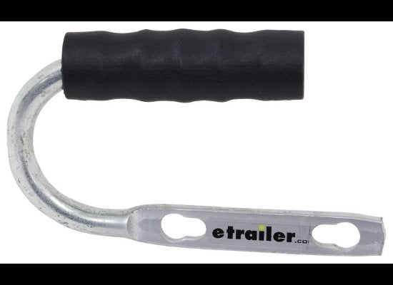 TRAILER COUPLER GRIP HANDLE, BOLT ON, ZINC PLATED, TONGUE HANDLE, - FOUND ON ALUMA TRAILERS
