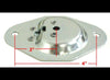 D-RING TIE DOWN ANCHOR - RECESSED MOUNT, BOLT ON, 1200lbs CAPACITY, 400lbs WLL