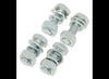 WINCH MOUNTING HARDWARE, 10MM X 30MM, GRADE 5, SET OF 4 BOLTS, WASHERS, SPLIT WASHERS, SQUARE NUTS