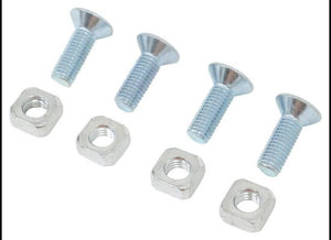 WINCH MOUNTING HARDWARE, 10MM X 30MM, GRADE 8, SET OF 4 BOLTS, SQUARE NUTS FOR COUNTERSUNK MOUNT