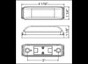 OPTRONICS MIRO-FLEX THINLINE LED TRAILER CLEARANCE/SIDE MARKER LIGHT