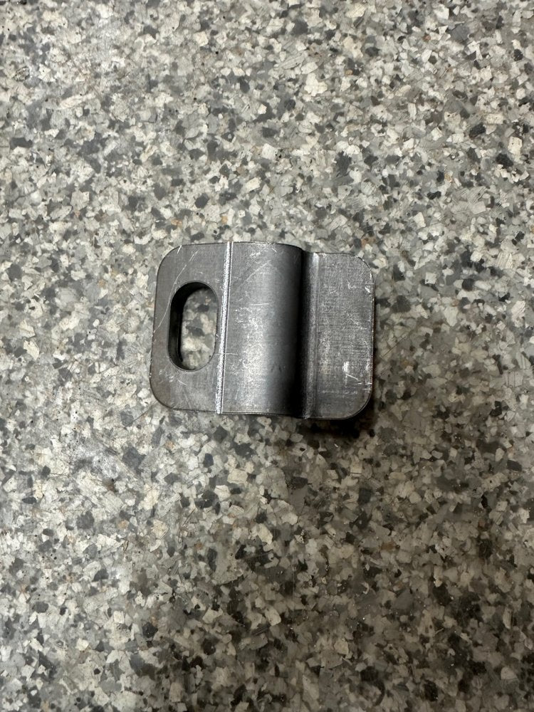 SURE-TRAC WELD ON 7/8 OFFSET GATE PIN CATCH - FOR UTILITY RAMP TRAILER GATES