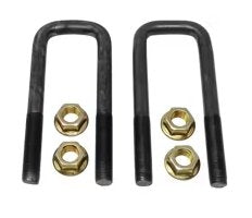SQUARE U-BOLT KIT WITH NUTS, 1/2"-20 X 1-1/2" X 5" - QTY 2 U-BOLTS, 4 NUTS