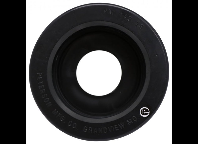 PETERSON PCV GROMMET FOR 2.5" ROUND CLEARANCE AND SIDE MARKER LIGHTS - FLUSH MOUNT, BLACK