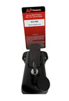 CAM BAR / SLAM HASP LATCH, LOCKING, MATTE BLACK WITH AE SERIES KEY- LEGEND STYLE