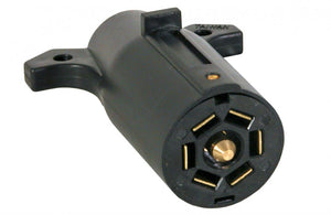 BUYER'S PRODUCTS 7-WAY TRAILER CONNECTOR, TRAILER END (RV TYPE FLAT) POLE