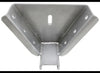 A-FRAME BOLT ON ADJUSTABLE TRAILER COUPLER, C-CHANNEL, 6 HOLE, SILVER, VERTICAL C CHANNEL - 14K CAP