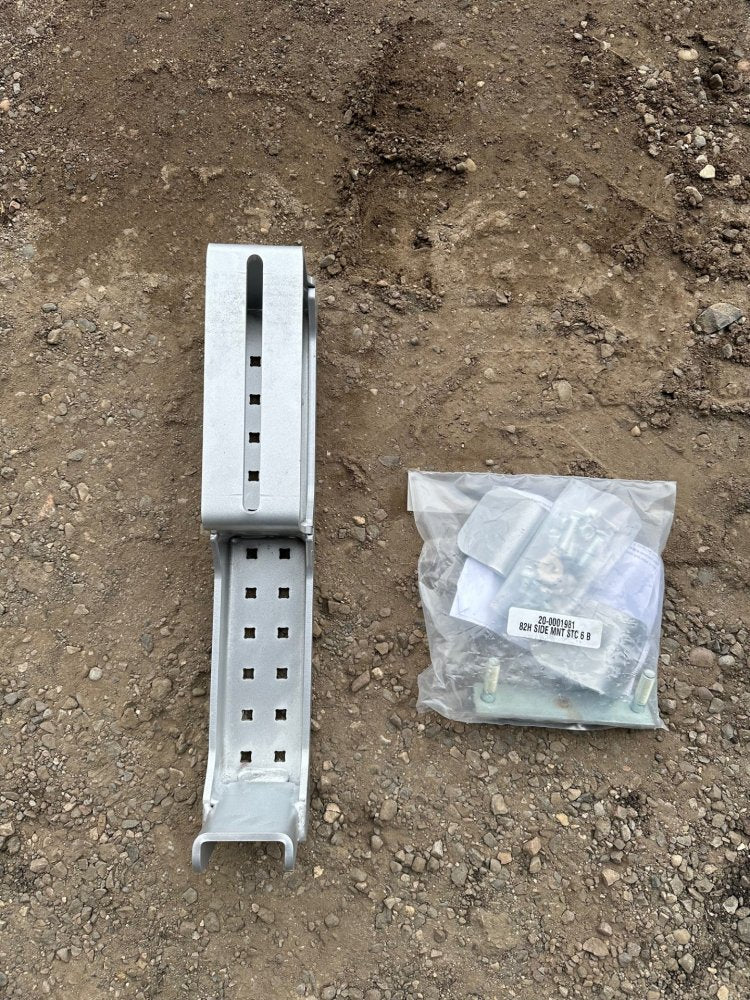 82 SERIES SPARE TIRE MOUNT - SIDE MOUNT, 6 BOLT STEEL