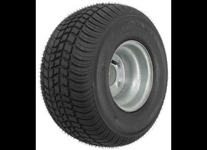 LOADSTAR 215/60-8 18.5X8.5-8 LRC 6 PLY ON 4 LUG 4X4 GRAY SOLID WHEEL 8" BIAS