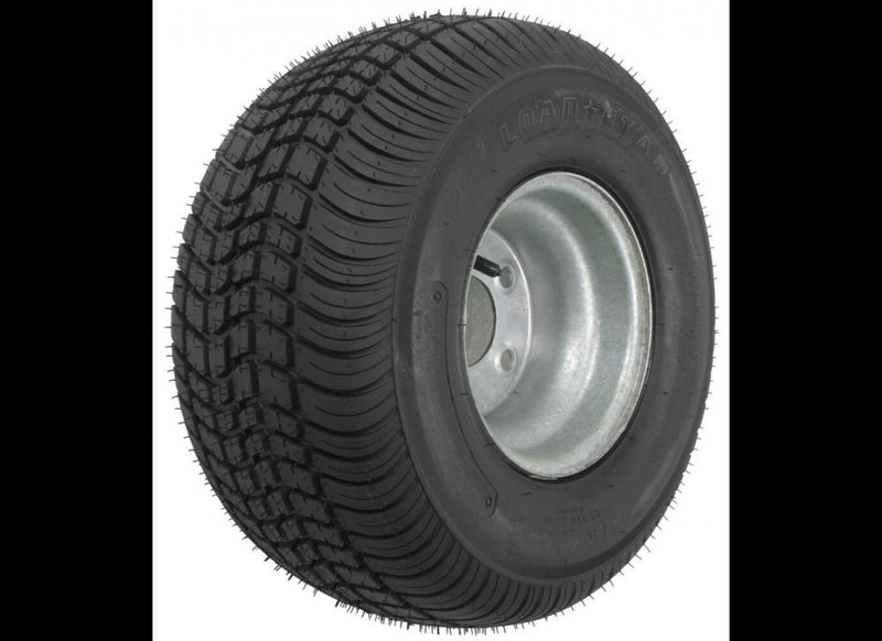 LOADSTAR 215/60-8 18.5X8.5-8 LRC 6 PLY ON 4 LUG 4X4 GRAY SOLID WHEEL 8" BIAS