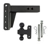 BULLETPROOF HITCHES 2-BALL MOUNT FOR 2-1/2" HITCH, 4" DROP, 4" RISE - 36K