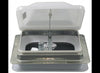VENTLINE VENTADOME TRAILER ROOF VENT W/12V FAN, MANUAL LIFT, 14-1/4" X 14-1/4", WHITE
