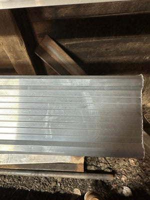 3-3/16"X3/4" ALUMINUM TRIM FOR EXTERIOR ENCLOSED TRAILERS, 22' SECTION