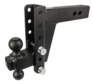 BULLETPROOF HITCHES 2-BALL MOUNT FOR 2-1/2" HITCH, 6" DROP, 6" RISE - 22K