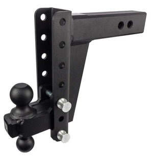 BULLETPROOF HITCHES 2-BALL MOUNT FOR 2-1/2" HITCH, 8" DROP, 8" RISE - 22K