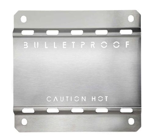 BULLETPROOF HITCHES HEAT SHIELD FOR ADJUSTABLE MUD FLAP SYSTEM