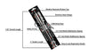 BULLETPROOF HITCHES 5/8" BULLETPROOF LOCKING PIN FOR 2", 2.5" & 3" HITCH RECEIVERS, 4" USABLE LENGTH