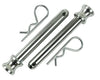 BULLETPROOF HITCHES REPLACEMENT CORROSION RESISTANT PINS (PAIR) 4" USUABLE LENGTH
