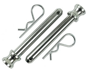 BULLETPROOF HITCHES REPLACEMENT CORROSION RESISTANT PINS (PAIR) 4" USUABLE LENGTH