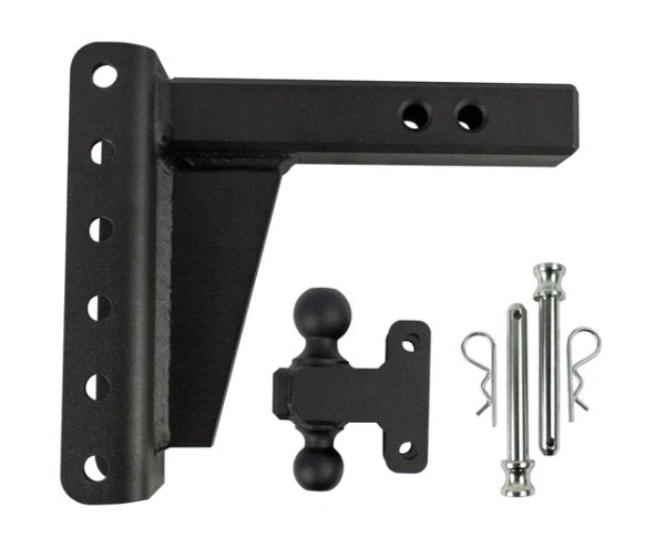 BULLETPROOF HITCHES 2-BALL MOUNT FOR 2" HITCH, 6" DROP, 6" RISE - 22K