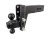 BULLETPROOF HITCHES 2-BALL MOUNT FOR 3" HITCH, 4" DROP, 4" RISE - 22K