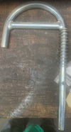 QUALITY STEEL/ALUMINUM UTILITY GATE J-HOOK PIN ASSEMBLY, COMPLETE W/PIN AND SPRING