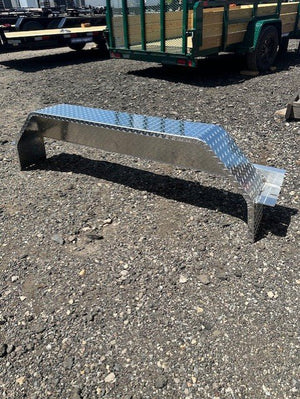 QUALITY STEEL/ALUMINUM REMOVABLE ALUMINUM FENDER ASSEMBLY, TANDEM AXLE