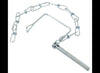 CURT COUPLER SNAPPER SAFETY PIN W/ 12' CHAIN, 5/16" PIN, ZINC - LEGEND STYLE SQUARE