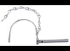 COUPLER SNAPPER SAFETY PIN W/ CHAIN, 5/16" PIN DIAMETER, 2-1/2" LONG, ZINC - ROUND