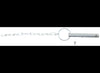 REPLACEMENT PULL PIN AND CHAIN FOR PIPE MOUNT SWIVEL JACKS, 9/16" PIN DIAMETER