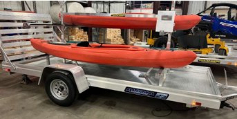 ALUMA CANOE RACK, 2 - PLACE MODEL, FOR KAYAKS AND CANOES