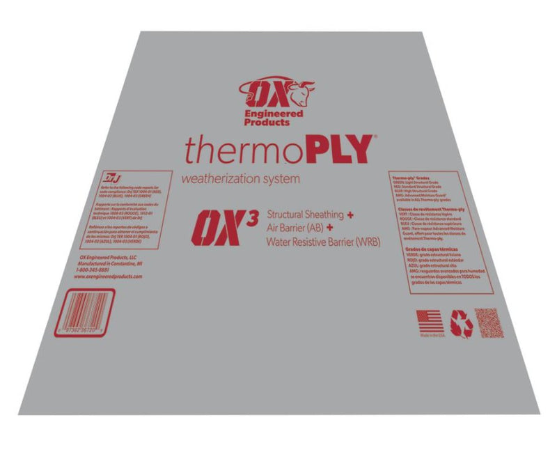 THERMO PLY WEATHER BARRIER SHEATHING, UNDERLAYMENT, ROOF SKIN