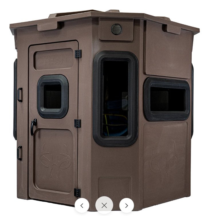 Titan Pro Blind Combo-Brown--4 FT Tower w/ skid #27