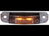 3-11/16" X 13/16" LED RECTANGLE MARKER LIGHT OR CLEARANCE , CLEAR LENS, AMBER, 2 DIODES
