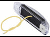3-11/16" X 13/16" LED RECTANGLE MARKER LIGHT OR CLEARANCE , CLEAR LENS, AMBER, 2 DIODES