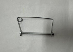 SURE-TRAC ALUMINUM ATV RAMP RETAINER, SNAPPER SAFETY PIN, 1/4" DIAMETER, 4" USABLE LENGTH, SNAP RING