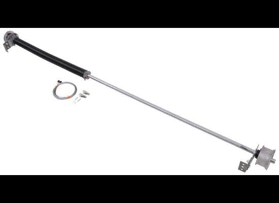 SINGLE CONVENTIONAL RAMP SPRING ASSEMBLY FOR 8' WIDE ENCLOSED TRAILER - 150lbs CAP, 45-1" - 95-5/8"