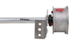SINGLE CONVENTIONAL RAMP SPRING ASSEMBLY FOR 7' WIDE ENCLOSED TRAILER - 150lbs CAP, 43" - 79" DOOR