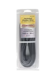 JACKETED DUPLEX BRAKE WIRE 14 GAUGE, 2 WIRE, 30' SPOOL, RETAIL PACKAGE