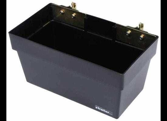 E-TRACK STORAGE BIN, PLASTIC, 12" X 6" X 6" - 30lbs WLL, 100lbs CAPACITY