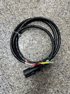 7-WAY RV / SAE CONNECTOR WITH MOLDED CABLE / HARNESS AND WIRING, TRAILER END, 8' LONG