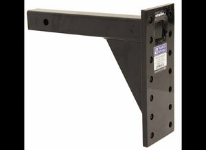 B&W PINTLE HOOK MOUNTING PLATE FOR 2" HITCH 15" SHANK - 14 HOLE, 6 POSITION, 16K