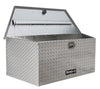 ALUMINUM ATP FRONT LATCH A-FRAME TOOL BOX ASSEMBLY - MOUNTS ON TONGUE, 17"X18.33"X49.22"