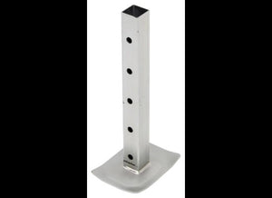 DROP LEG INSERT WITH PIN, RAM SQUARE 2" X 2" DIAMETER TUBING, ZINC COATED, 7K