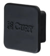 CURT 2-1/2" BLACK RUBBER HITCH TUBE COVER, 2-1/2" X 2-1/2" - RETAIL PACKAGED