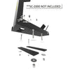 CONDOR ADDITIONAL TRAILER ONLY MOTORCYCLE CHOCK ADAPTER KIT, MOUNT KIT