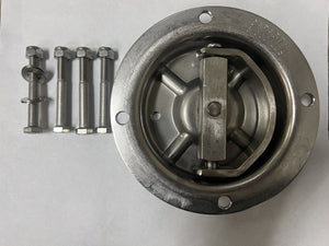 D-RING, RECESSED SWIVEL, 6K, STAINLESS STEEL - COMPLETE ASSEMBLY - FASTENERS INCLUDED