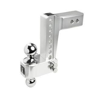 BULLETPROOF HITCHES 2.5" ALUMINUM MEDIUM DUTY 6" DROP/RISE HITCH