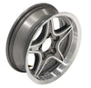 LEGEND 205/75R14 SPARE TIRE ON GUNMETAL / GRAY ALUMINUM WHEEL, 5 LUG 5X4.5 , LRD